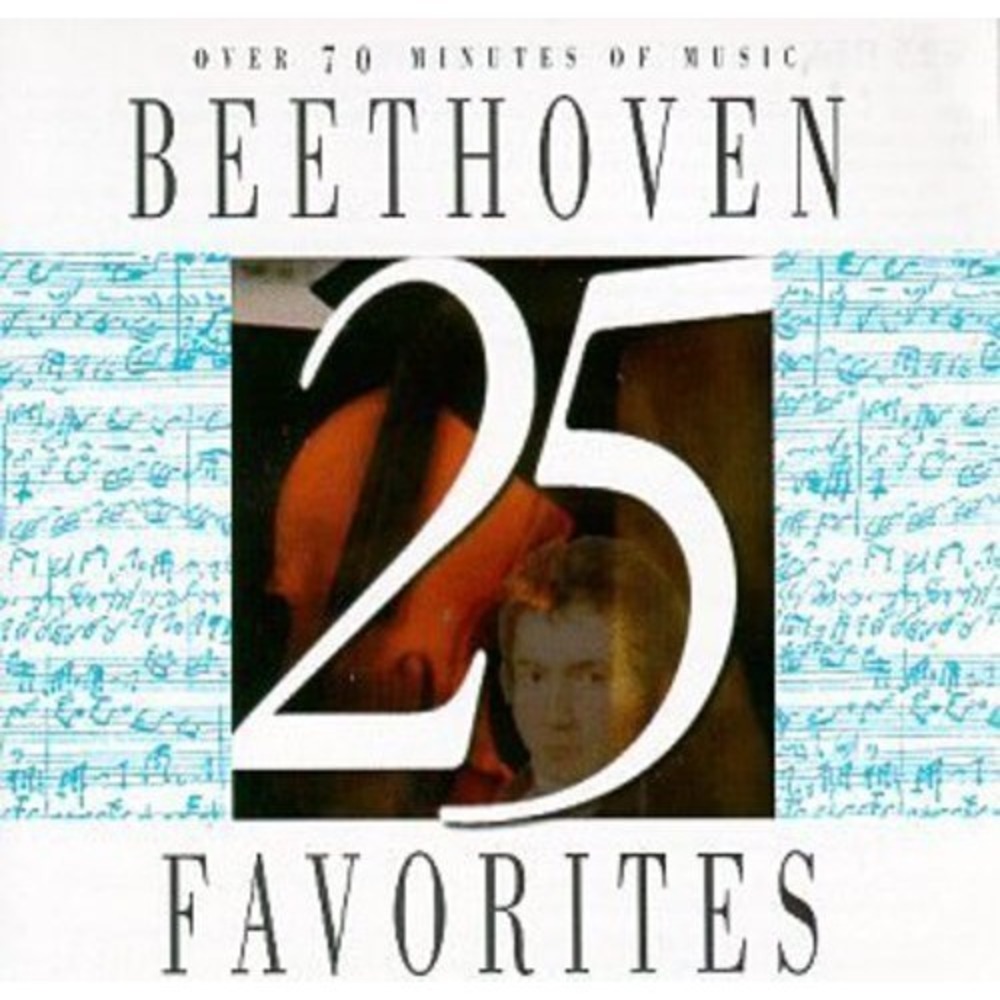 Beethoven 25 Favorites Classical Music CD Over 70 Minutes of Music Compilation